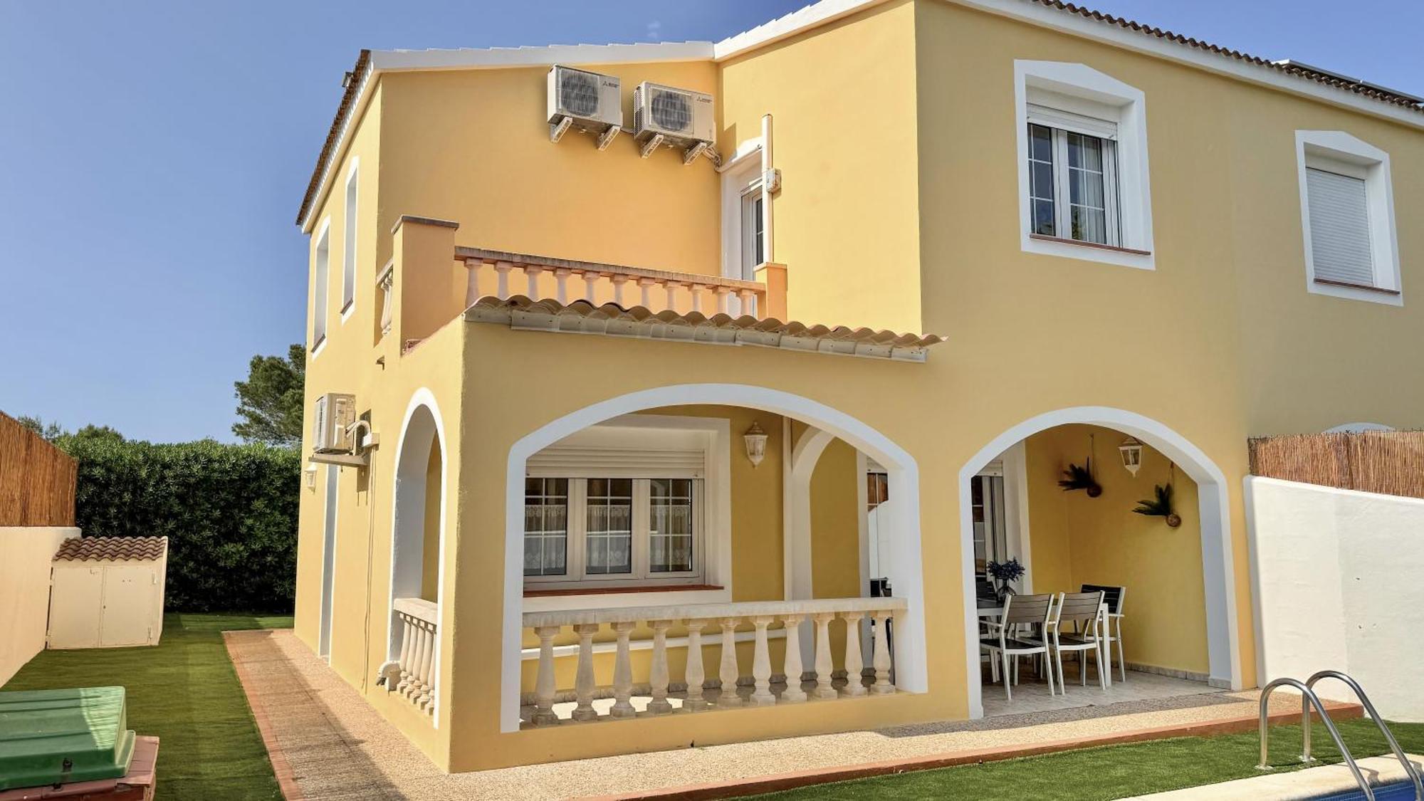 Chalet Villafranca Menorca Con Piscina Privada Cala'N Bosch (Menorca) Exterior foto