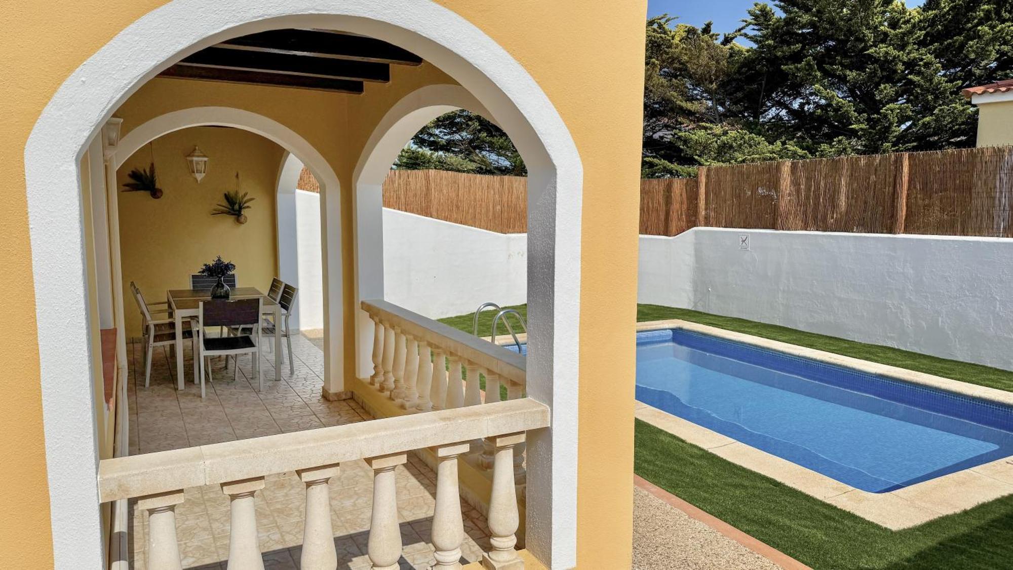 Chalet Villafranca Menorca Con Piscina Privada Cala'N Bosch (Menorca) Exterior foto